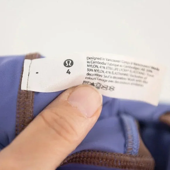 Lululemon Hike to Swim Short 6" Charged Indigo / Dark Oxide / 4 NWT - Picture 8 of 12